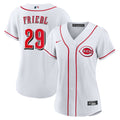 TJ Friedl Cincinnati Reds Women's Home Jersey - White