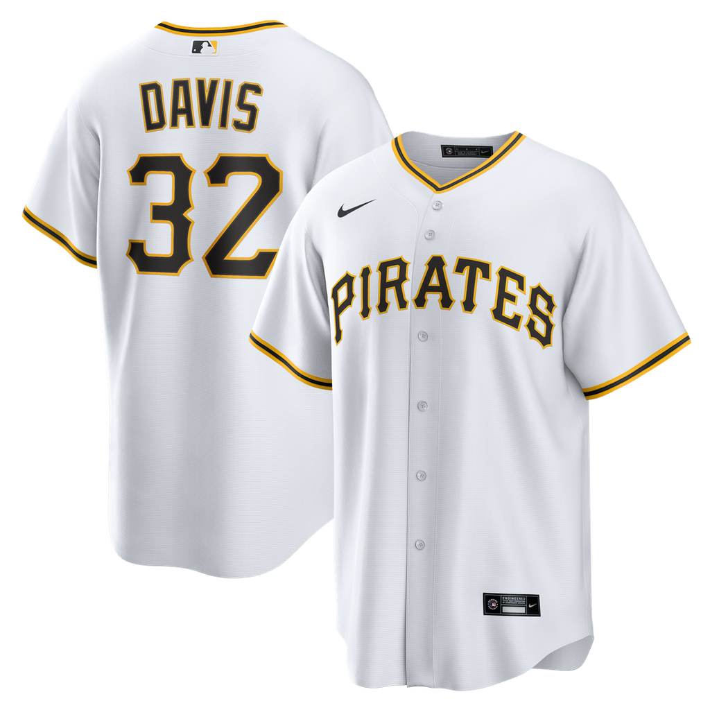 Henry Davis Pittsburgh Pirates Home Jersey - White