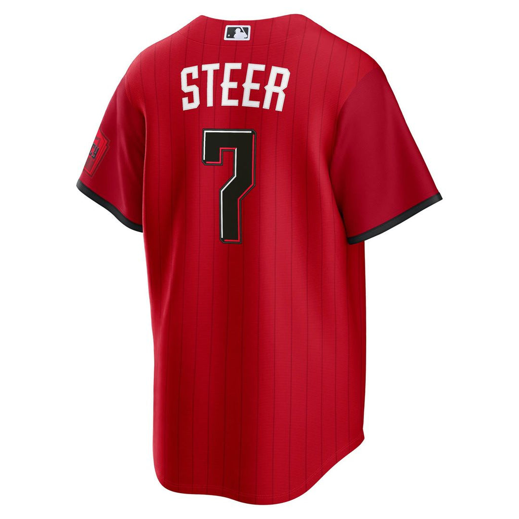Spencer Steer Cincinnati Reds 2026 Jersey - Red