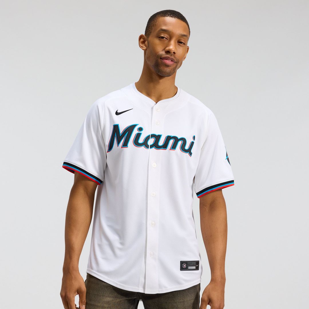 Miami Marlins Home Jersey - White