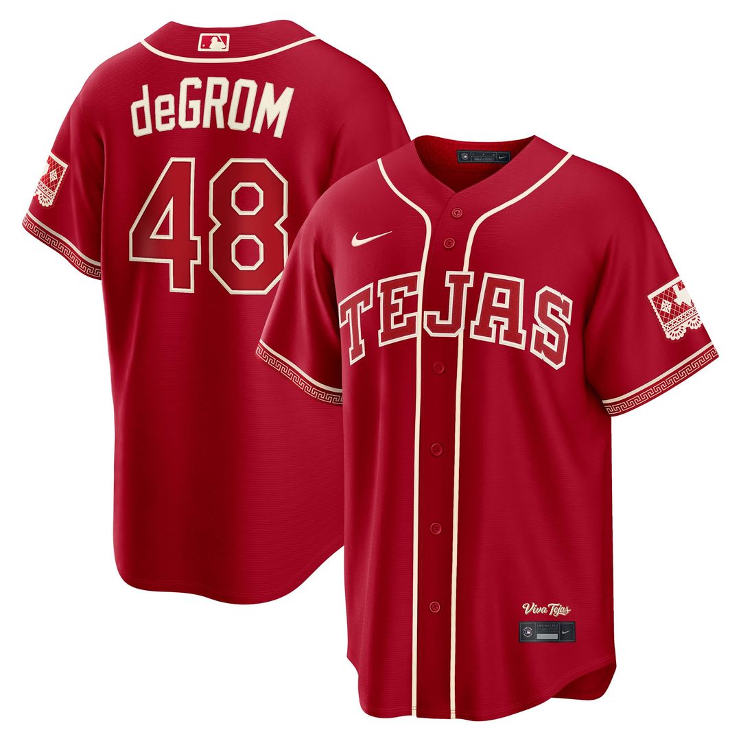 Jacob deGrom Texas Rangers 2026 Jersey - Red