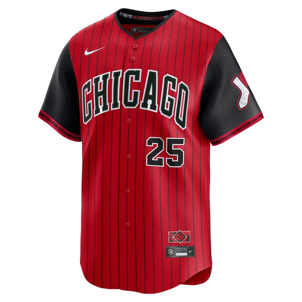 Andrew Vaughn Chicago White Sox 2025 Jersey - Red/Black