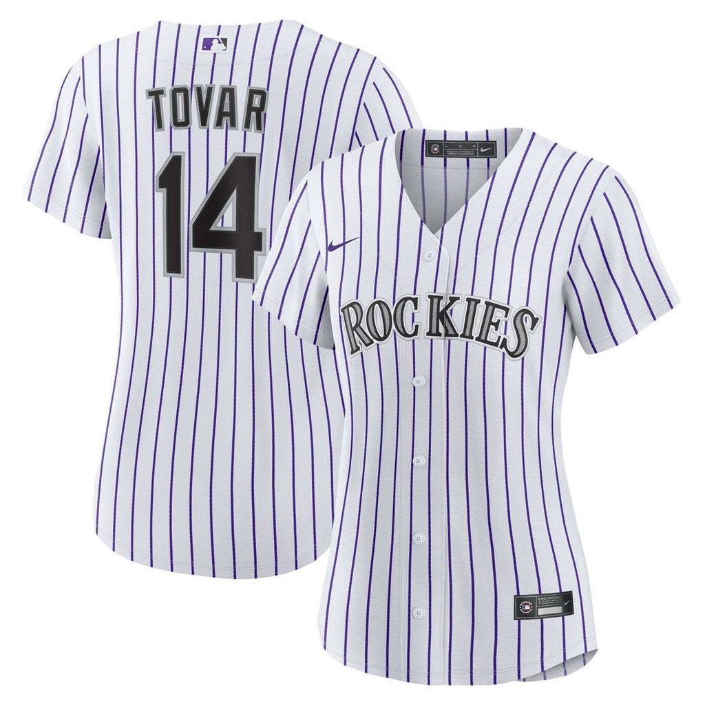 Ezequiel Tovar Colorado Rockies Women's Home Jersey - White