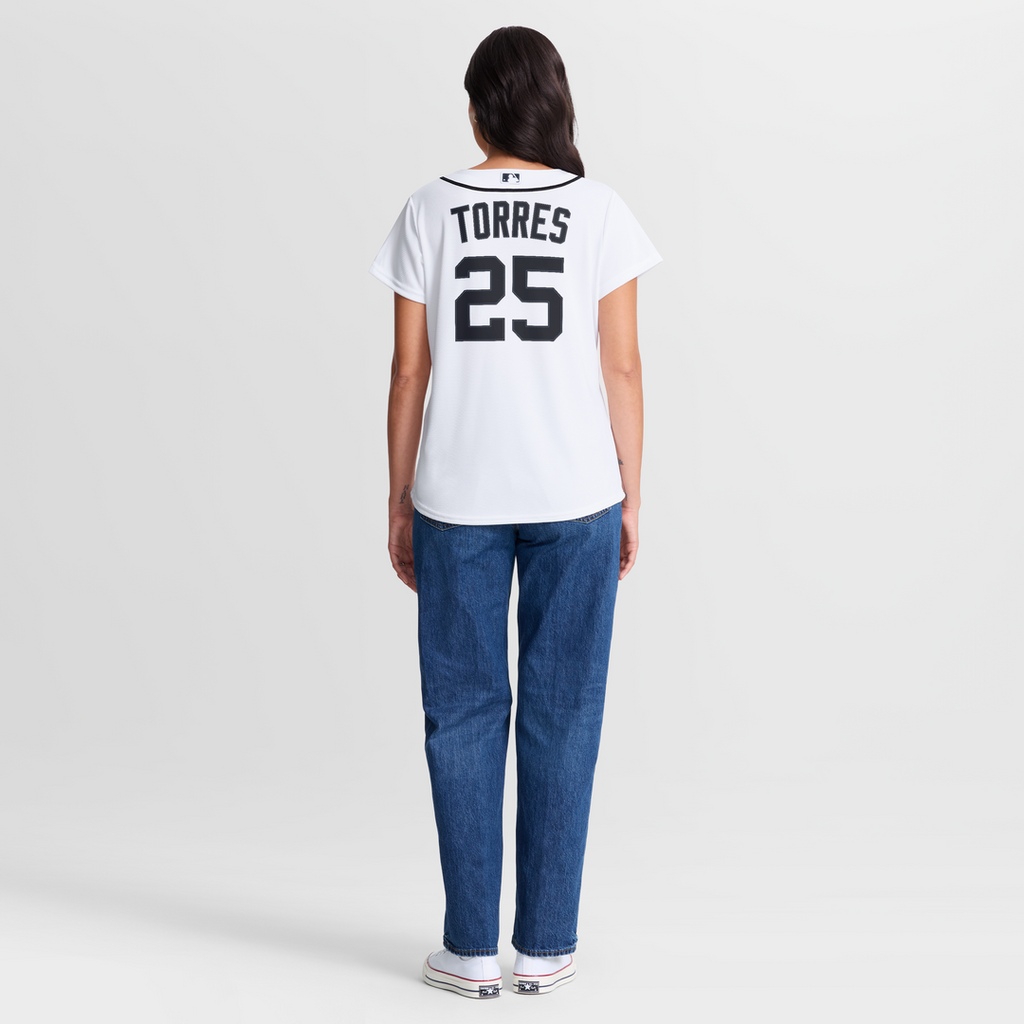 Gleyber Torres Detroit Tigers Women's Home Jersey - White