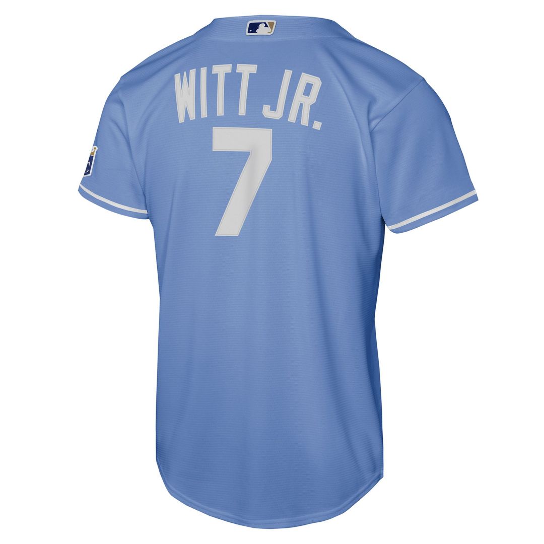 Bobby Witt Jr. Kansas City Royals Youth Alternate Jersey - Light Blue