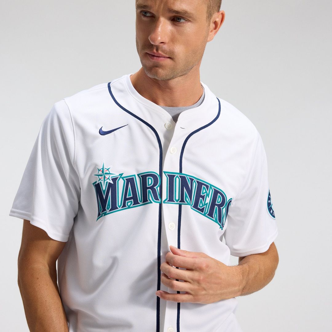 Cal Raleigh Seattle Mariners Home Jersey - White
