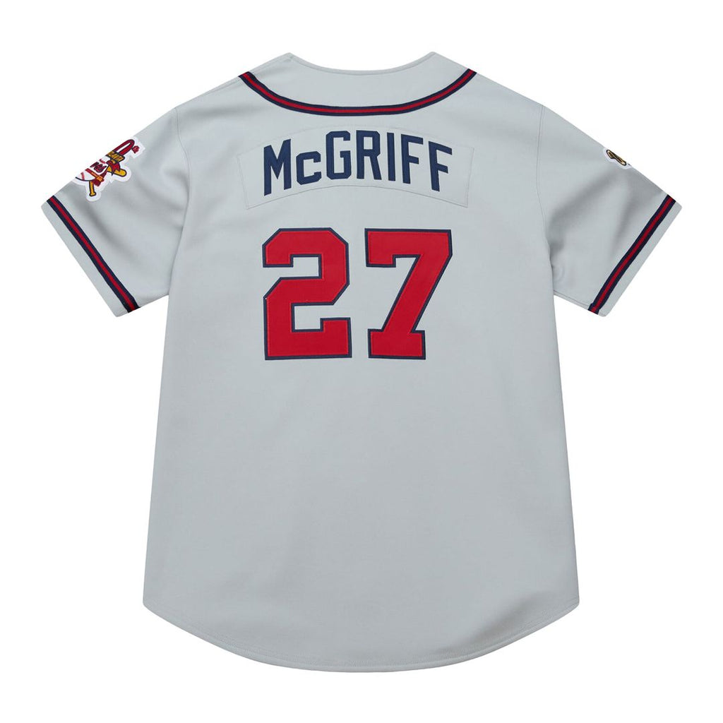 Fred McGriff Atlanta Braves 1995 Throwback Jersey - Gray