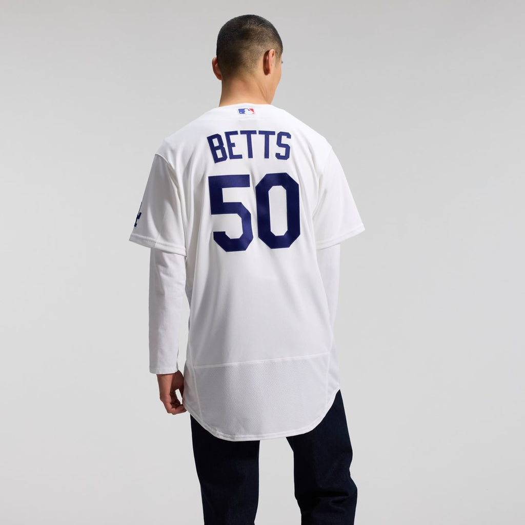 Mookie Betts Los Angeles Dodgers Home Jersey - White