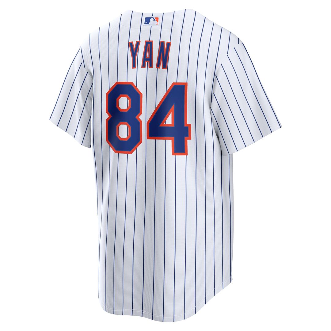 Jefry Yan New York Mets Home Jersey - White