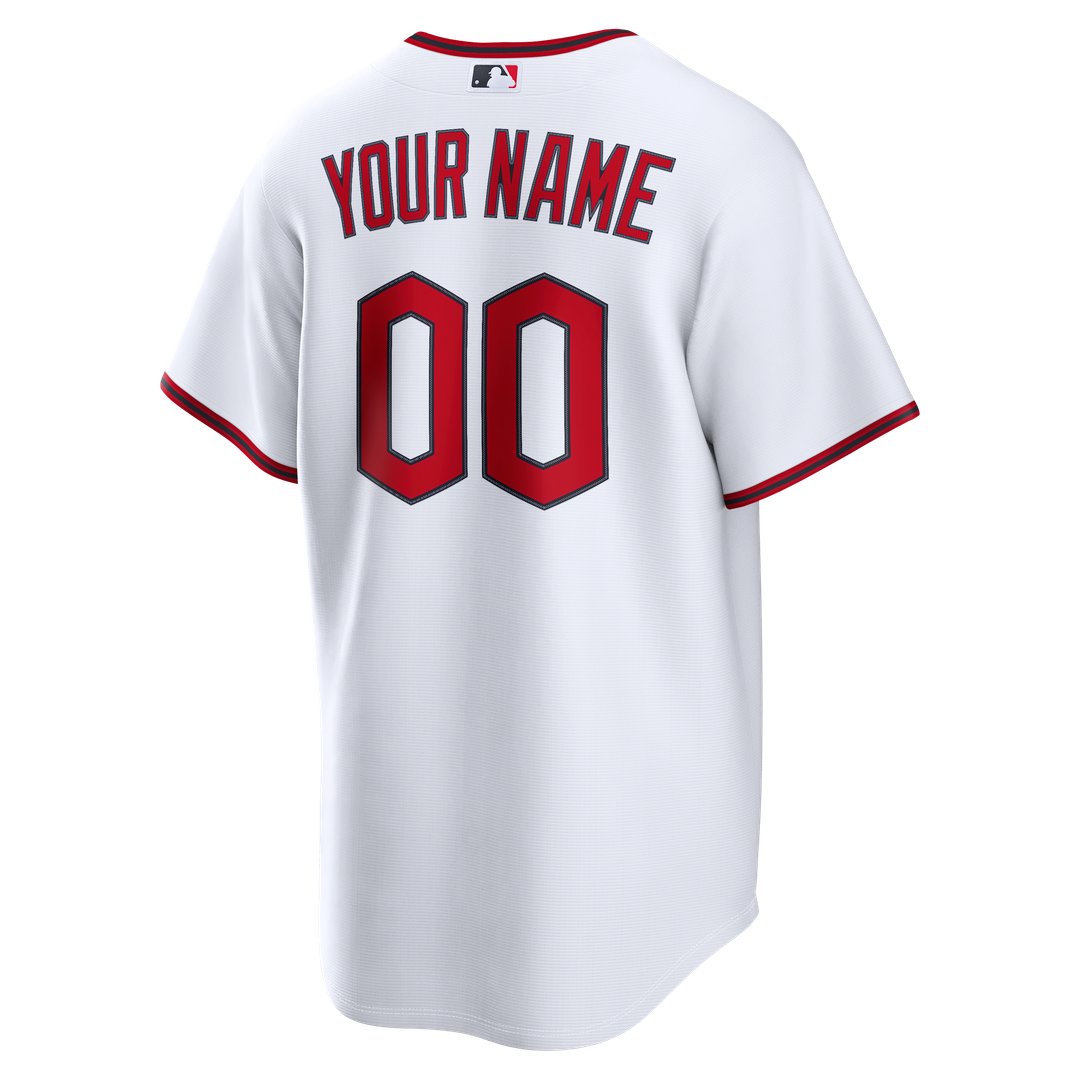 Cleveland Guardians Home Replica Custom Jersey - White