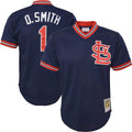 Ozzie Smith St. Louis Cardinals Youth Mesh Jersey - Navy