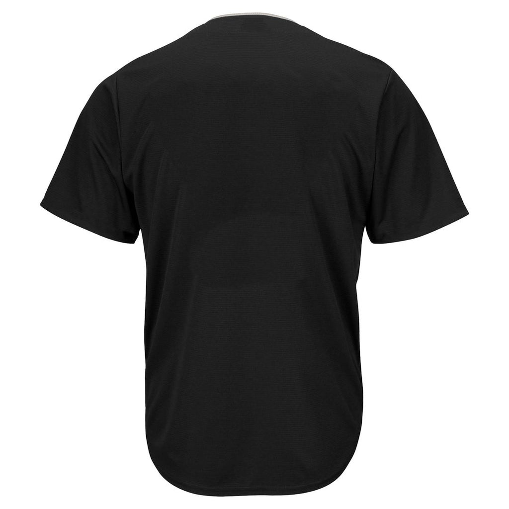 New York Mets Big & Tall Pop Fashion Jersey - Black