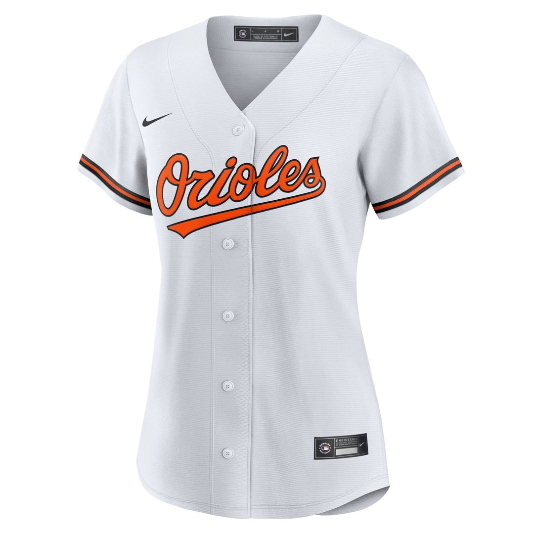 Baltimore Orioles Women's #1 Mom Home Jersey - White