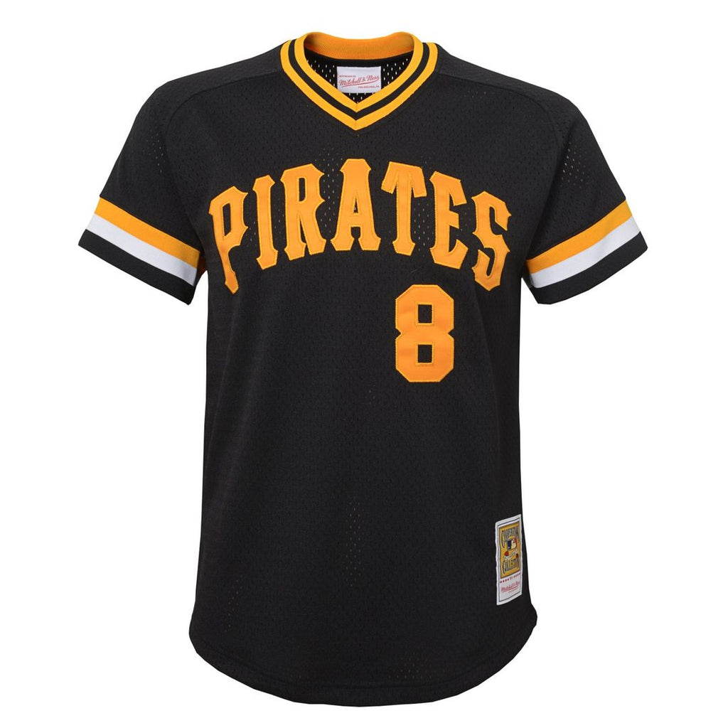 Willie Stargell Pittsburgh Pirates Youth Mesh Jersey - Black