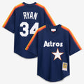 Nolan Ryan Houston Astros Toddler Throwback Mesh Jersey - Navy