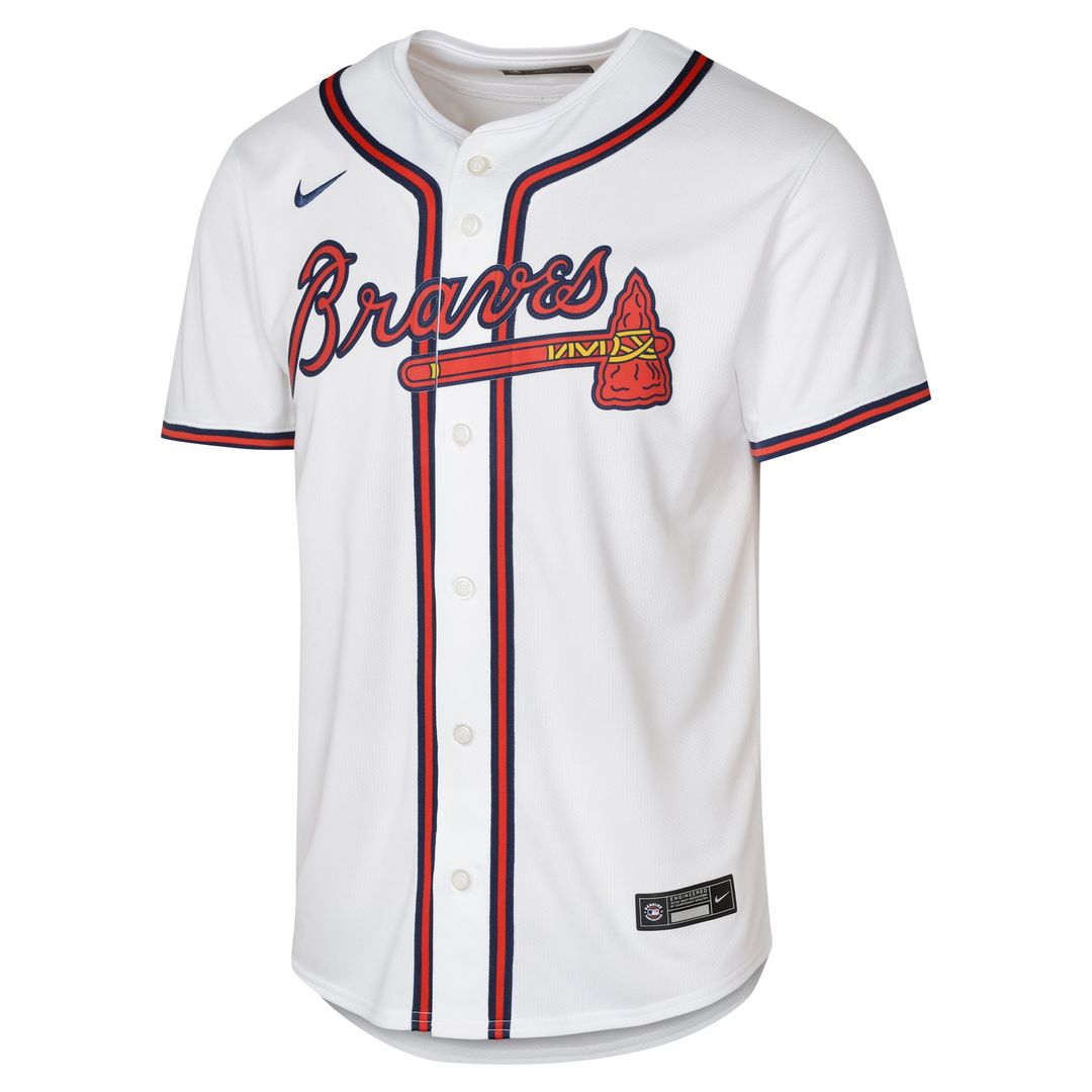 Ronald Acuña Jr. Atlanta Braves Youth Home Jersey - White