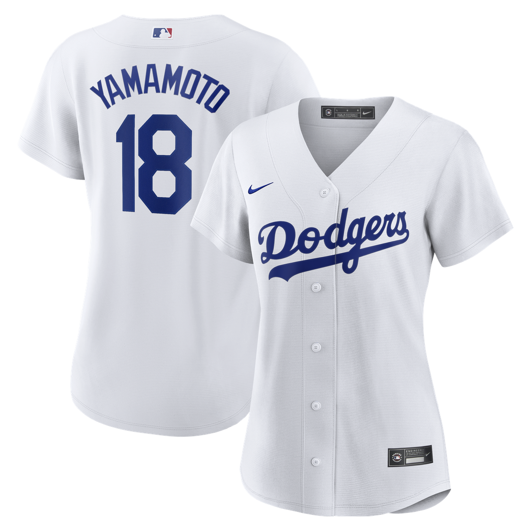 Yoshinobu Yamamoto Los Angeles Dodgers Women's Jersey - White