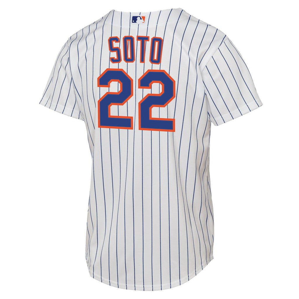 Juan Soto New York Mets Youth Home Jersey - White