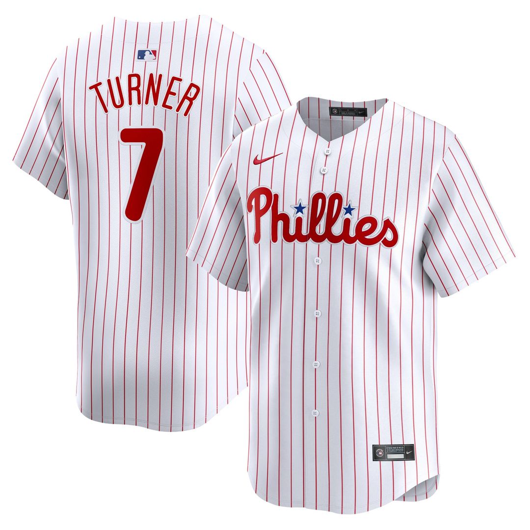 Trea Turner Philadelphia Phillies Home Jersey - White