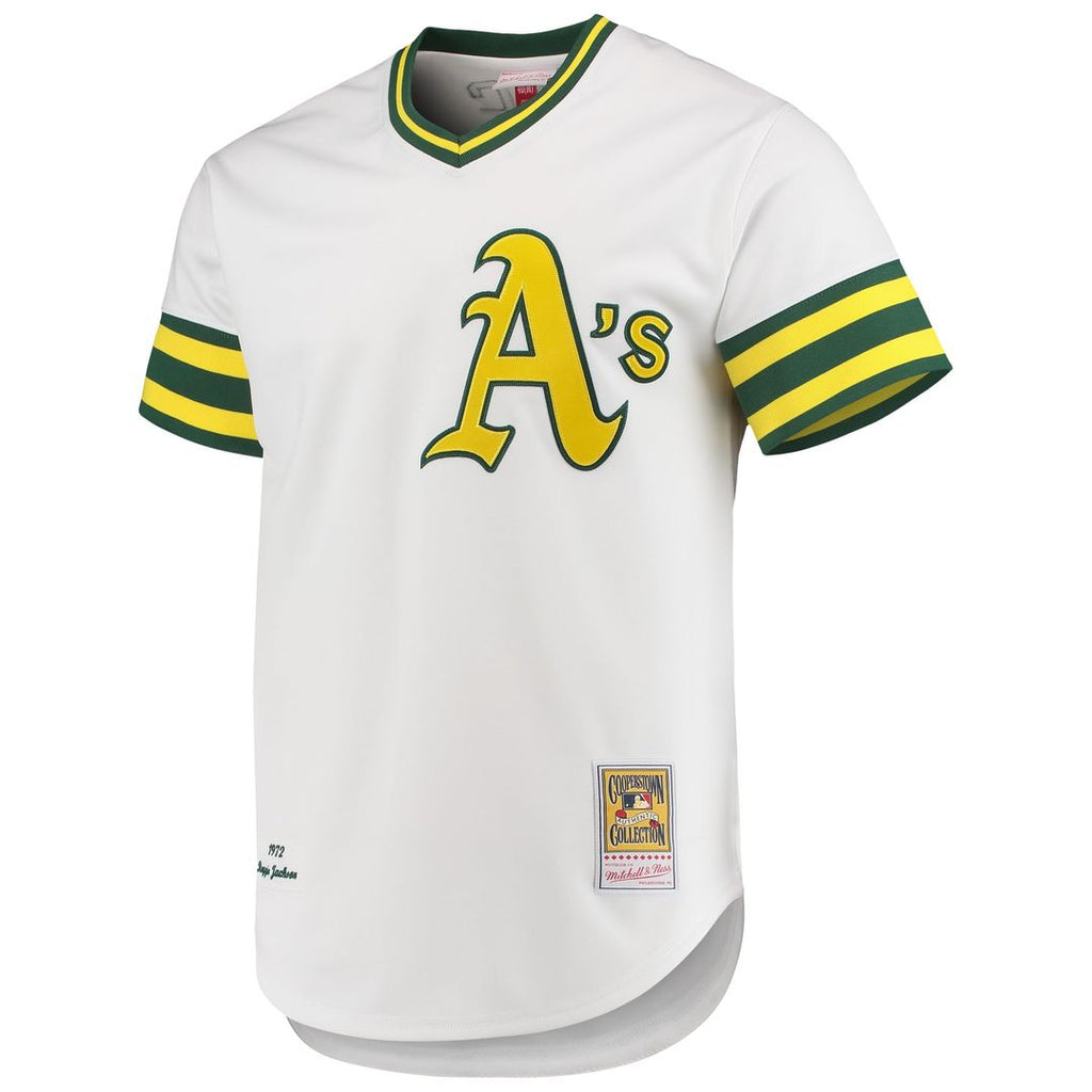 Reggie Jackson Athletics 1972 Jersey - White