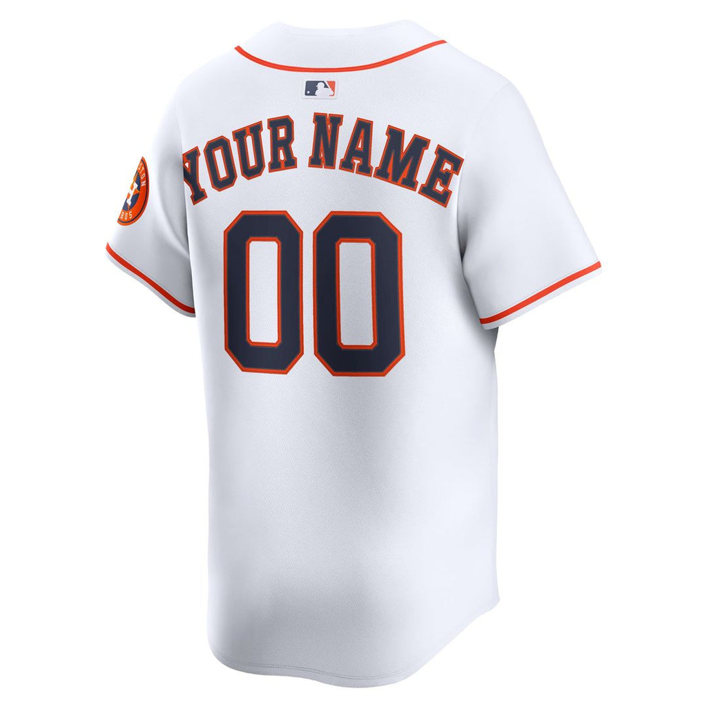 Houston Astros Home Limited Custom Jersey - White