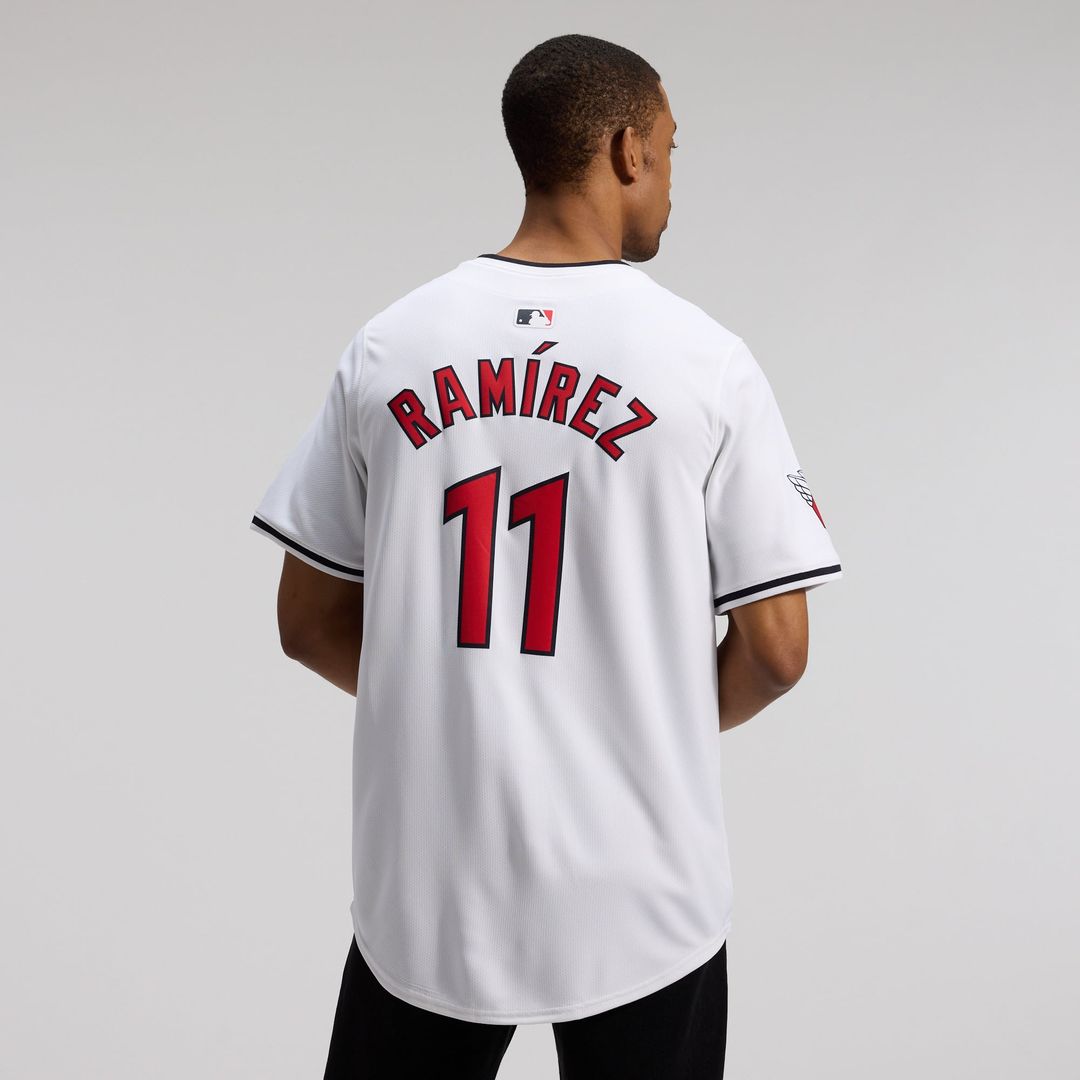 Jose Ramirez Cleveland Guardians Home Jersey - White