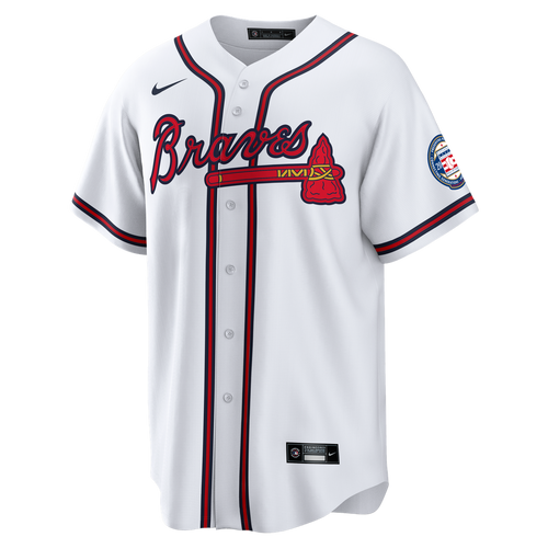 Andruw Jones Atlanta Braves Home Replica 2026 Hall of Fame Patch Jersey - White