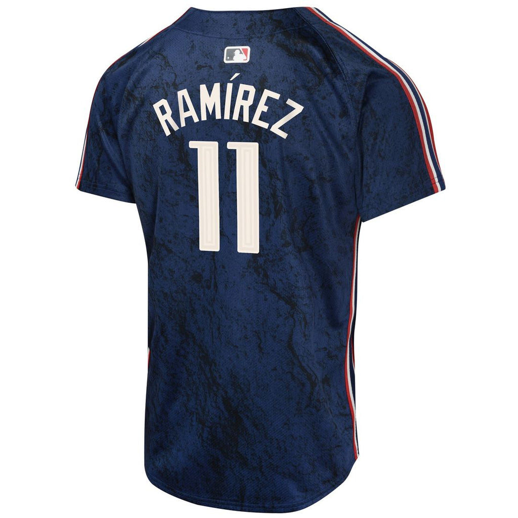 Jose Ramirez Cleveland Guardians Youth 2024 Jersey - Navy