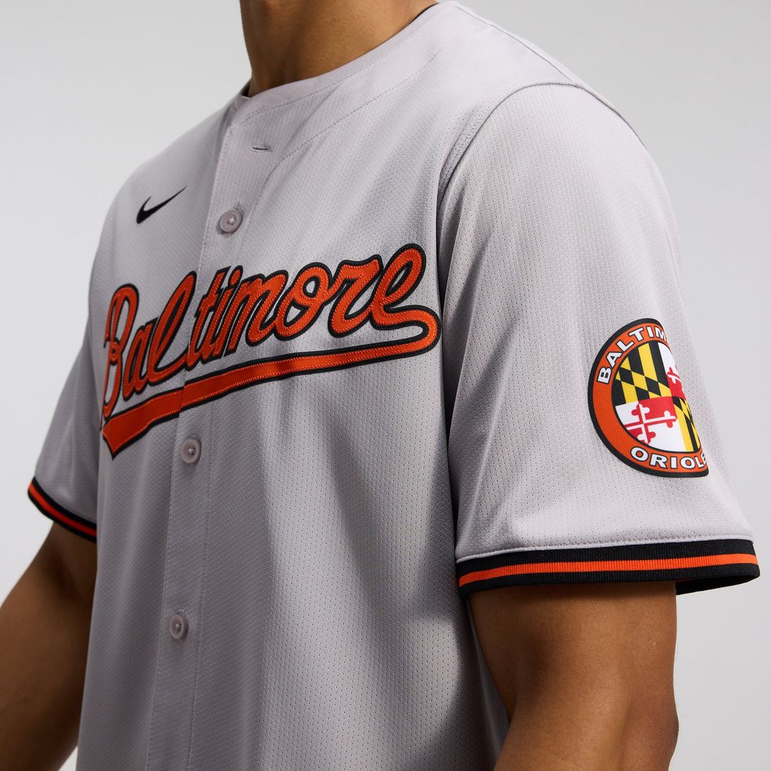 Baltimore Orioles Road Jersey - Gray
