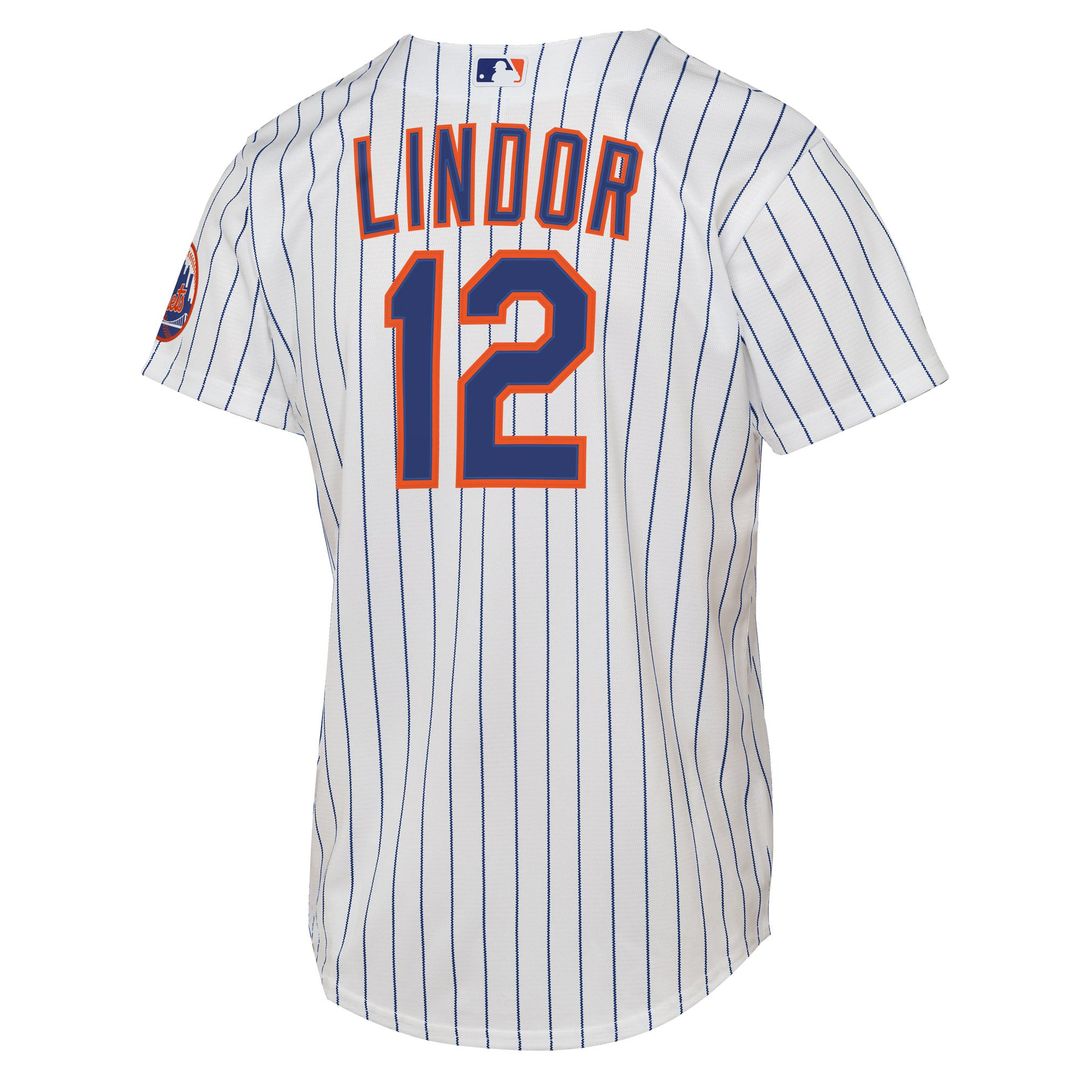 Francisco Lindor New York Mets Youth Alternate Jersey - Black
