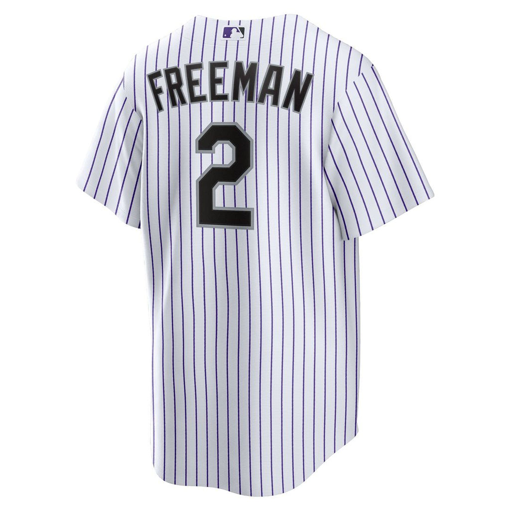 Tyler Freeman Colorado Rockies Youth Home Jersey - White