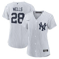 Austin Wells New York Yankees Women's Home Jersey - White