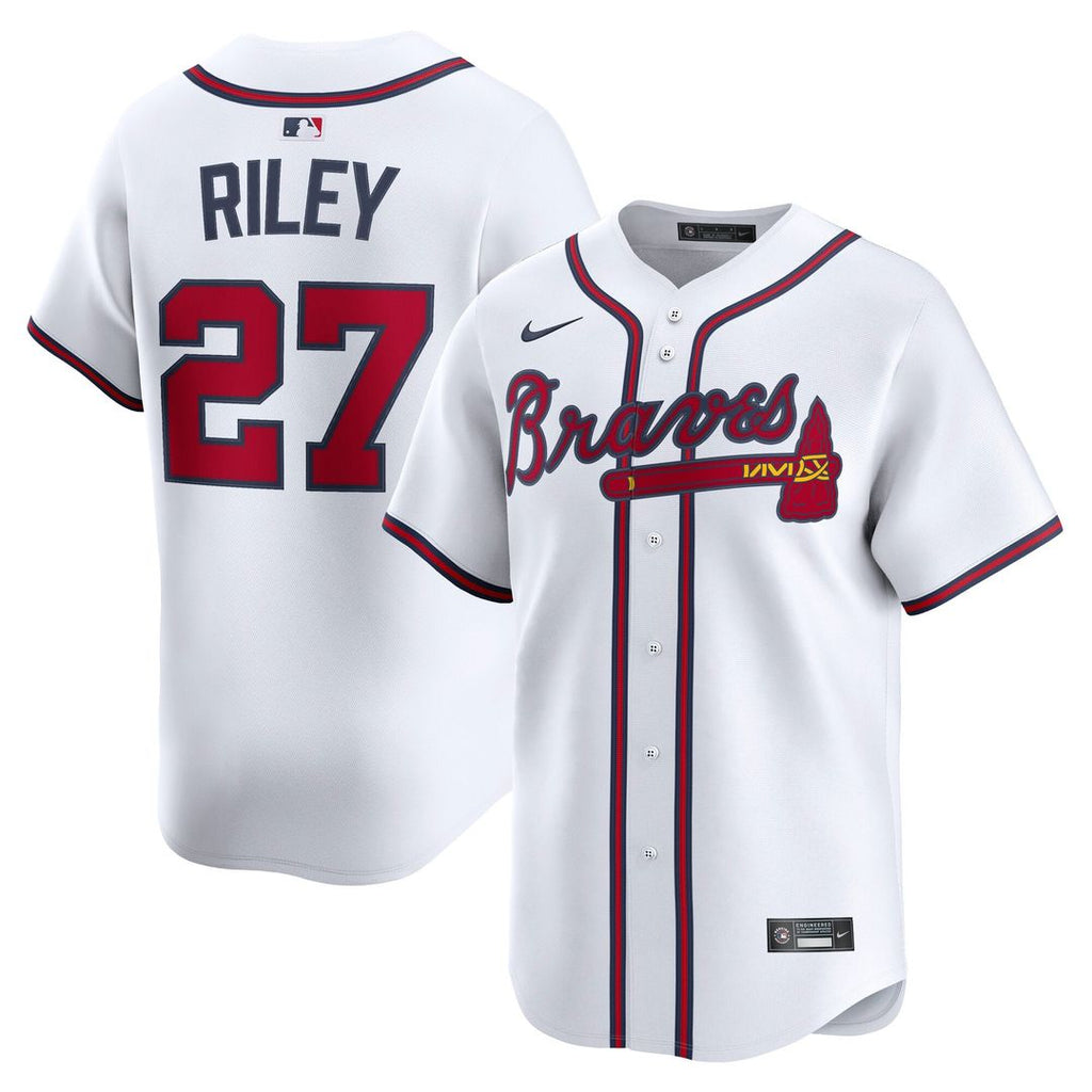 Austin Riley Atlanta Braves Home Jersey - White