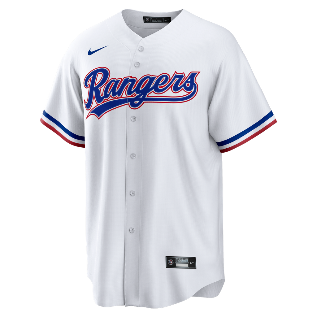 Texas Rangers Home Big & Tall Jersey - White