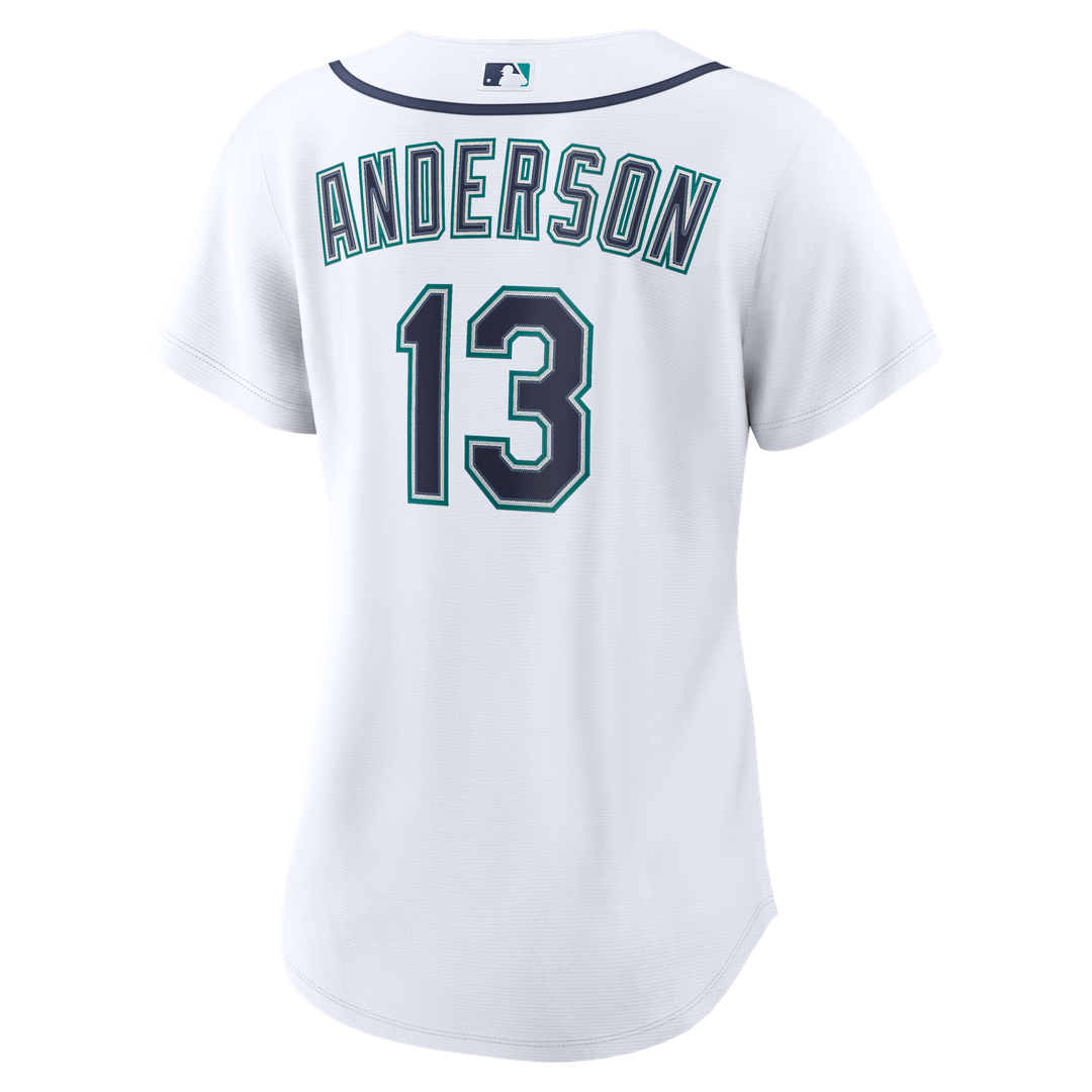 Kade Anderson Seattle Mariners Women's Home Jersey - White