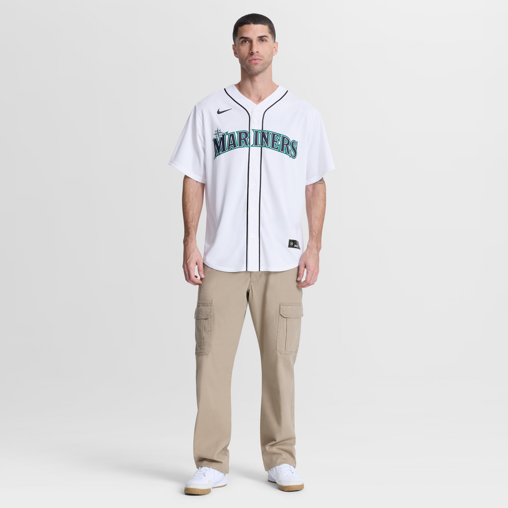 Cal Raleigh Seattle Mariners Home Jersey - White