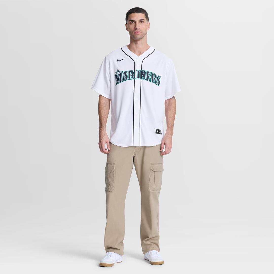 Cal Raleigh Seattle Mariners Home Jersey - White