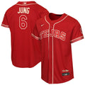 Josh Jung Texas Rangers Youth 2026 Jersey - Red
