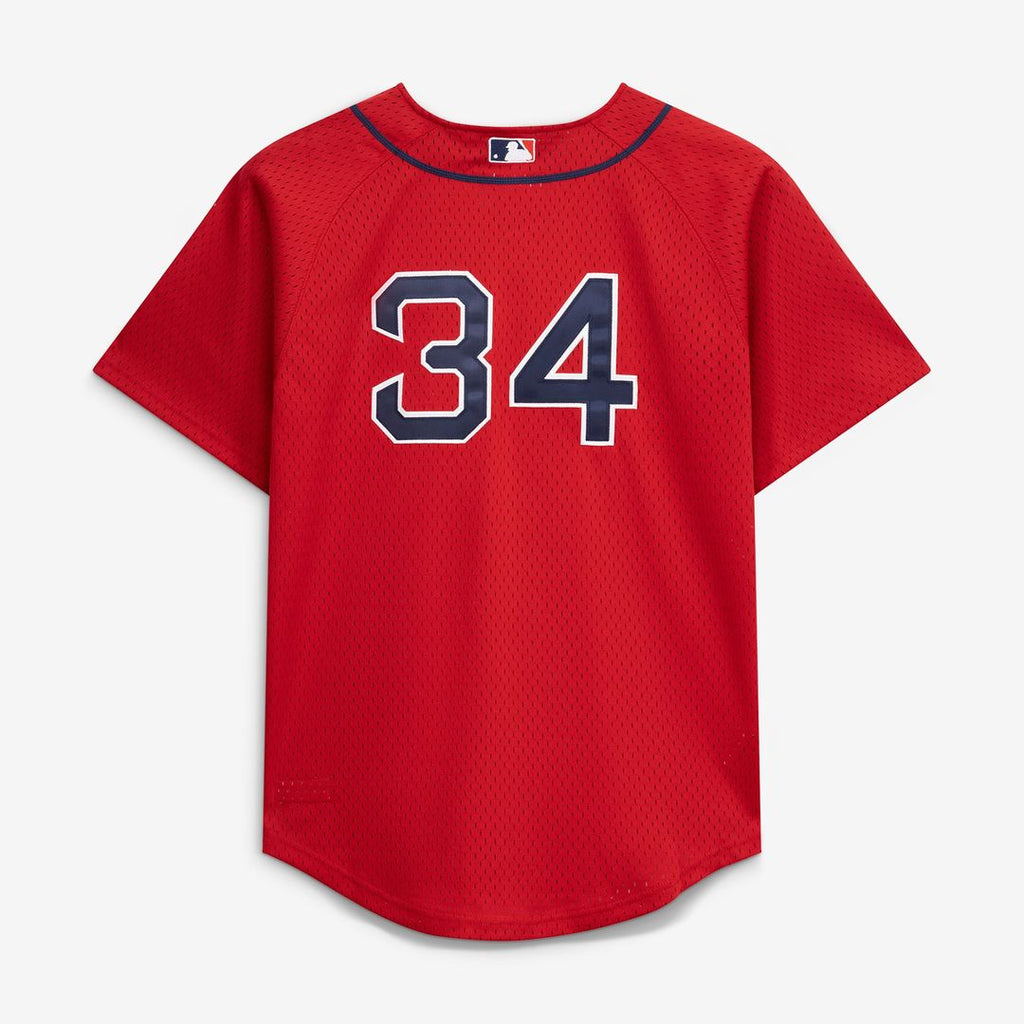 David Ortiz Boston Red Sox Toddler Mesh Jersey - Red