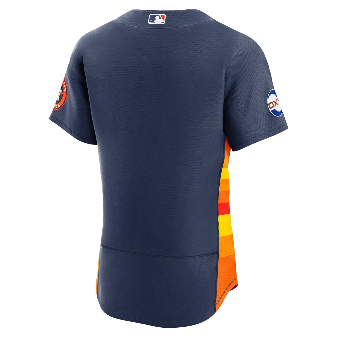 Houston Astros Alternate Sponsor Patch Jersey - Navy