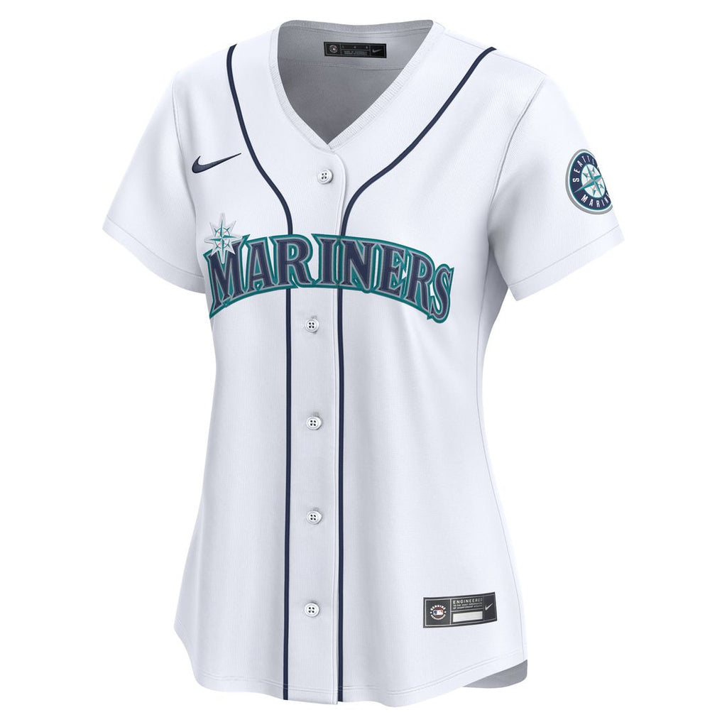 Seattle Mariners Women's Home Jersey - White