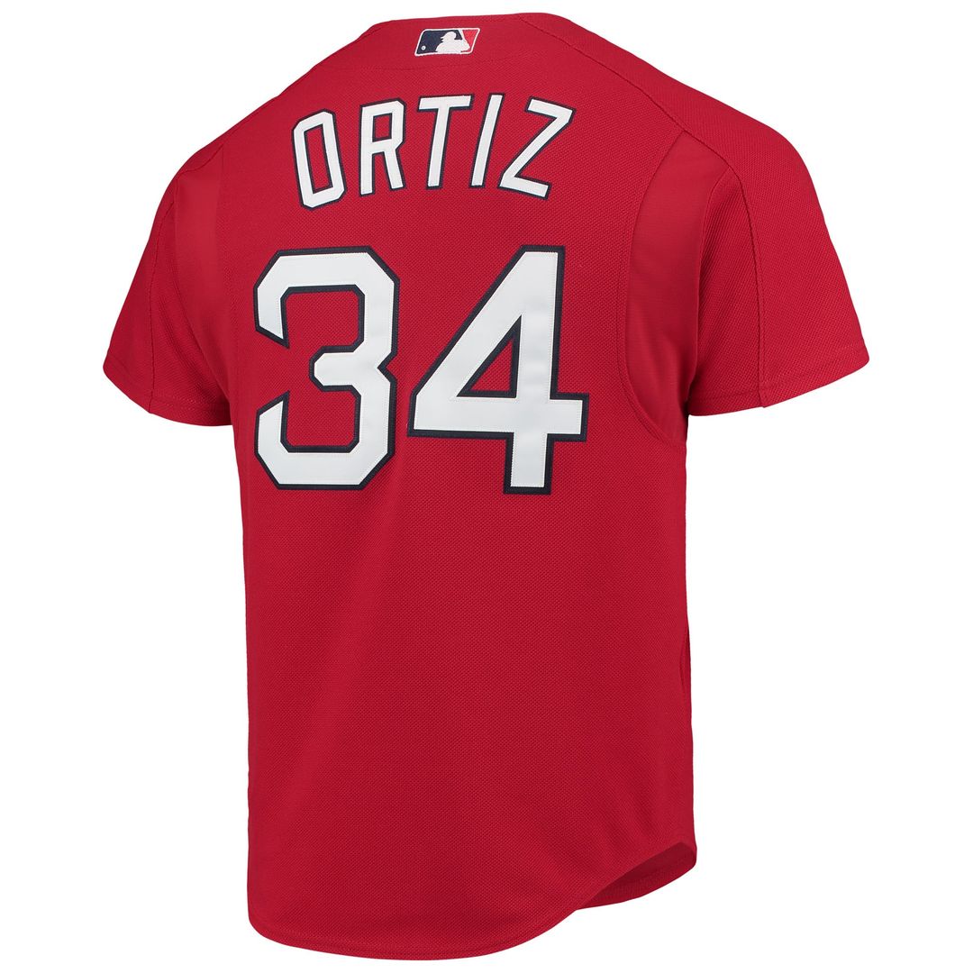 David Ortiz Boston Red Sox Mesh Jersey - Kelly Green