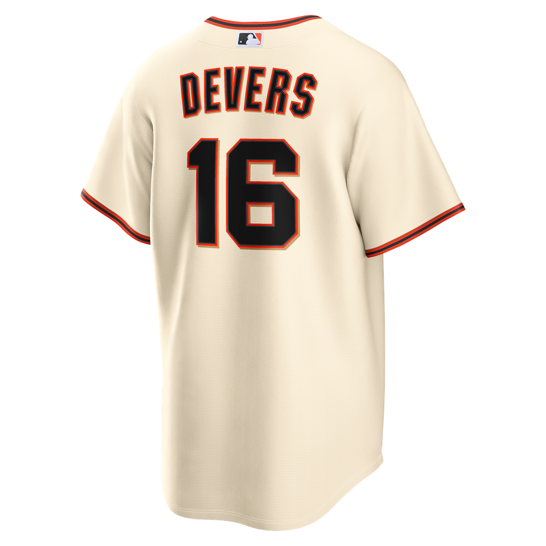 Rafael Devers San Francisco Giants Home Jersey - Cream