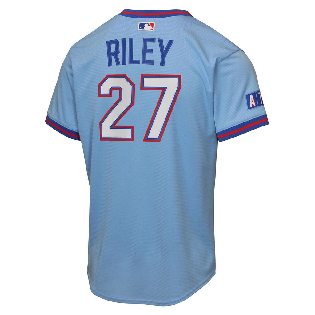Austin Riley Atlanta Braves Youth 2026 Jersey - Powder Blue