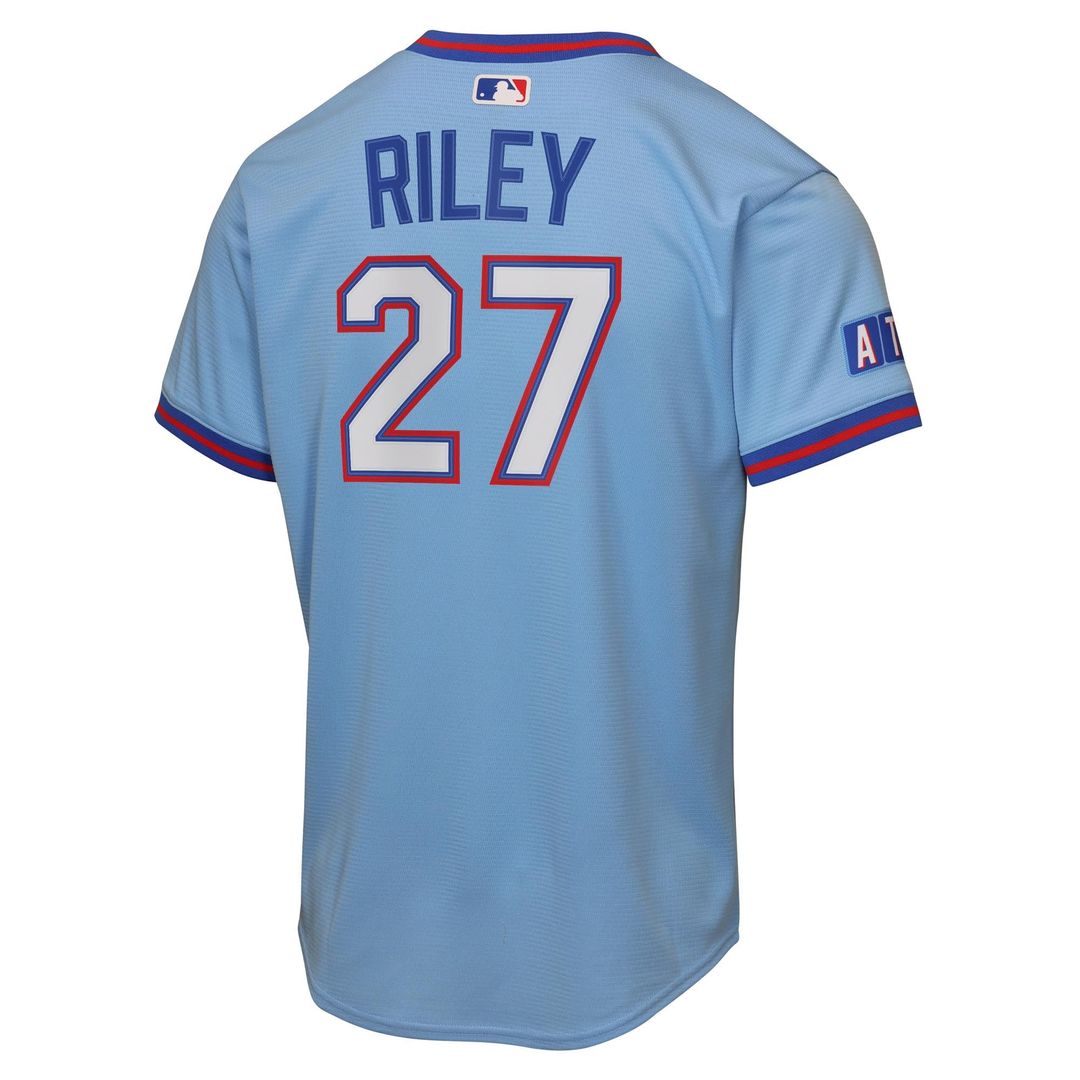 Austin Riley Atlanta Braves Youth 2026 Jersey - Powder Blue