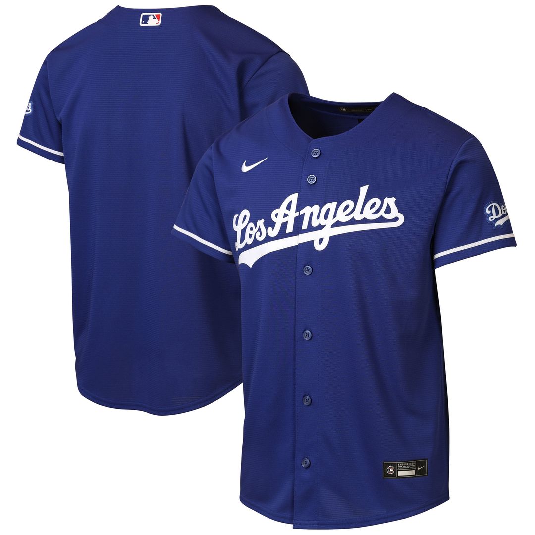 Los Angeles Dodgers Youth Alternate Jersey - Gray