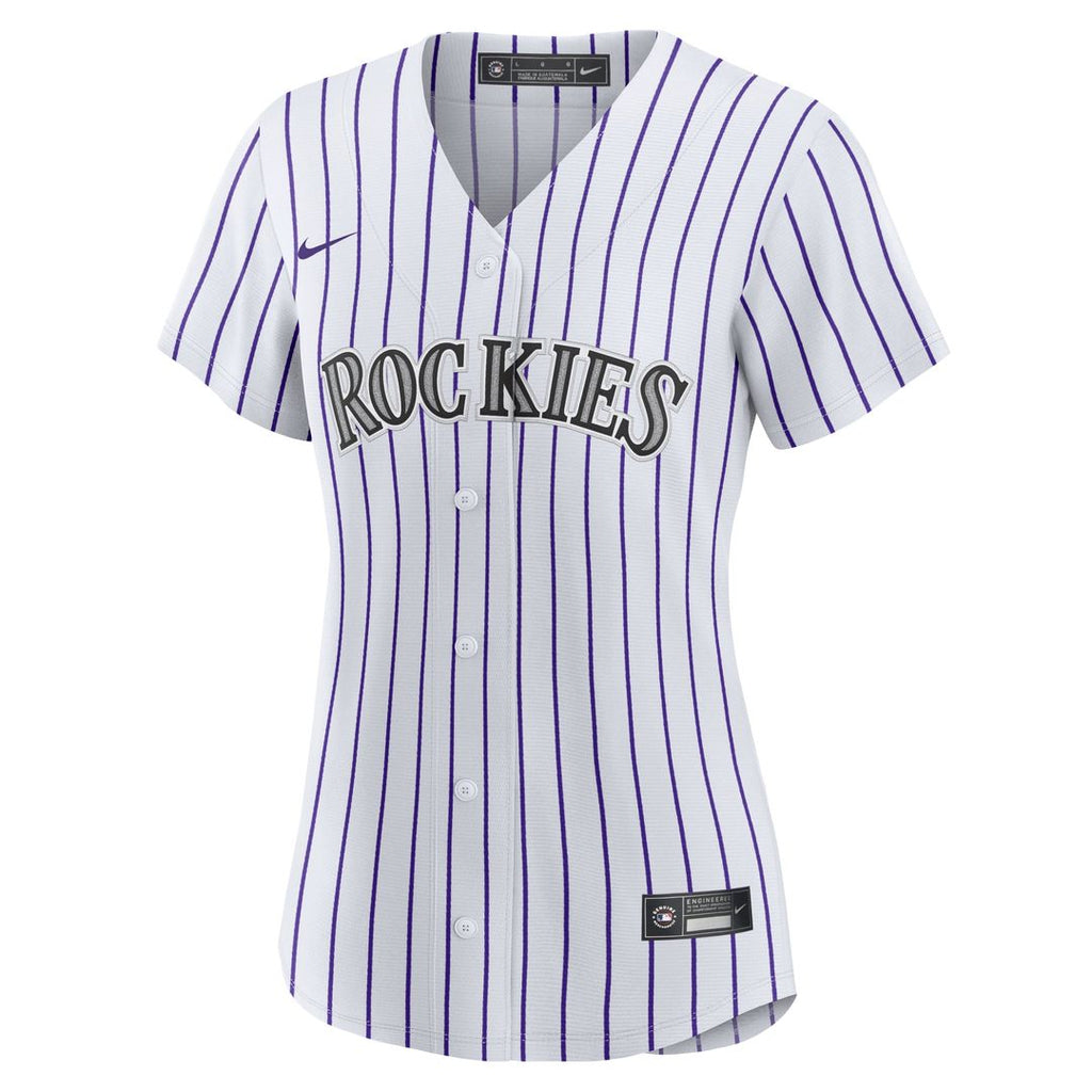 Mickey Moniak Colorado Rockies Women's Home Jersey - White