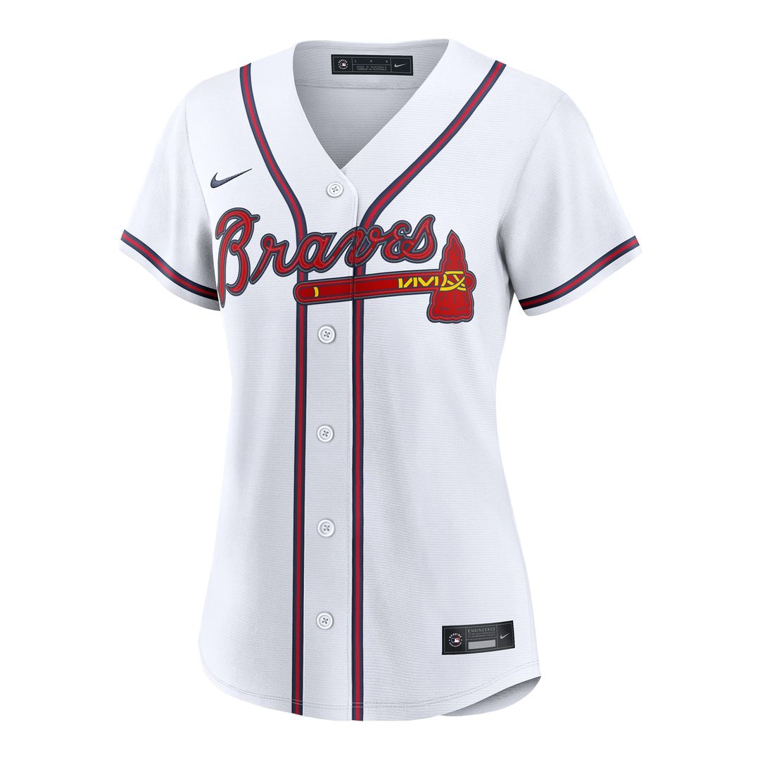 Mauricio Dubón Atlanta Braves Women's Home Jersey - White