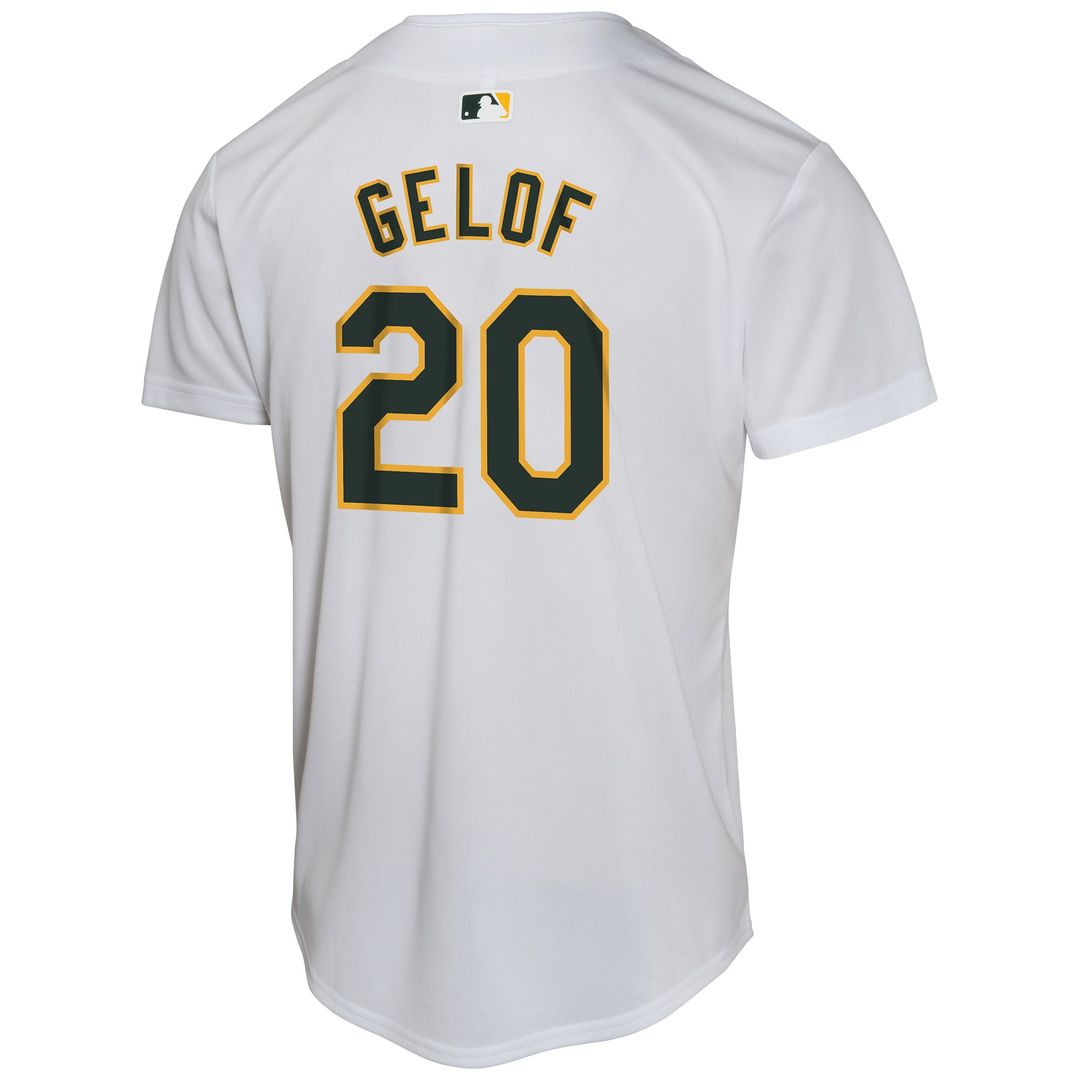 Zack Gelof Athletics Youth Home Jersey - Gray