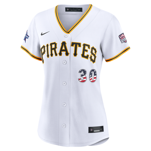 2026 All-Star Edition Stars & Stripes Women's Pittsburgh Pirates Paul Skenes White Jersey